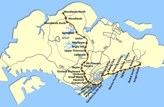 Singapore`s Thomson-East Coast Line