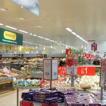 Wm Morrisons Supermarket, Bradford UK Wm Morrisons Supermarket, Bradford UK