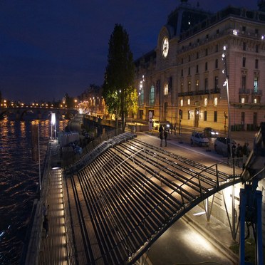 The expressway public staircase, Paris, France