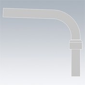 Victor — POLE BRACKET TYPE 100 L=420